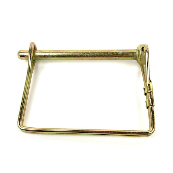 Buyers Products Snapper Pin - 1/4in Diameter x 2-1/2in Usable Length, Yellow Zinc Plated 66063 - main